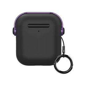 Buff Airpods 2 DJPods Siyah Mor Kılıf