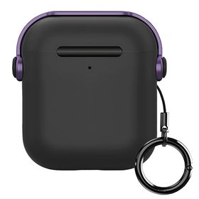 Buff Airpods 2 DJPods Siyah Mor Kılıf