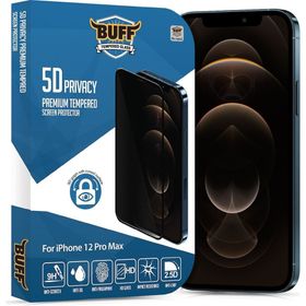 Buff Apple Uyumlu iPhone 12 Pro Max 5D Privacy Ekran Koruyucu