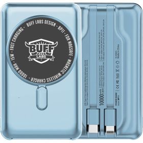 Buff BP11 Magsafe Dahili Kablolu 10.000 mAh Açık Mavi Powerbank