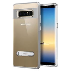 Buff Galaxy Note 8 Air Bumper Gümüş Kılıf