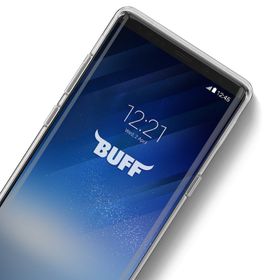 Buff Galaxy Note 8 Air Hybrid Smoke Siyah Kılıf