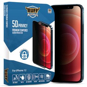 Buff iPhone 12 5D Privacy Ekran Koruyucu