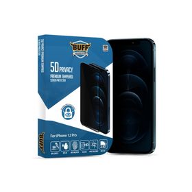 Buff iPhone 12 5D Privacy Ekran Koruyucu