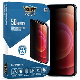 Buff iPhone 12 5D Privacy Ekran Koruyucu