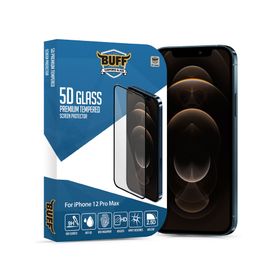 Buff iPhone 12 Pro Max 5D Glass Ekran Koruyucu