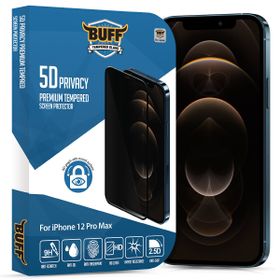 Buff iPhone 12 Pro Max 5D Privacy Ekran Koruyucu