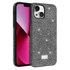 Buff iPhone 13 Diamond Dark Silver Series Kılıf