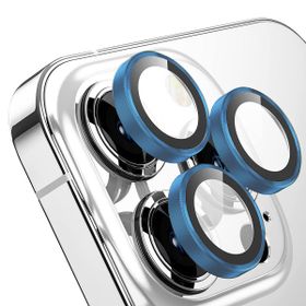 Buff iPhone 13 Pro / 13 Pro Max Altın Screen Protector 9H Safir Cam Kamera Metal Lens Koruyucu