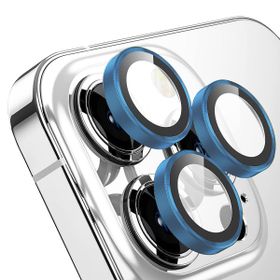 Buff iPhone 13 Pro / 13 Pro Max Altın Screen Protector 9H Safir Cam Kamera Metal Lens Koruyucu