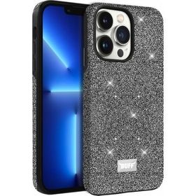 Buff iPhone 13 Pro Diamond Dark Silver Series Kılıf