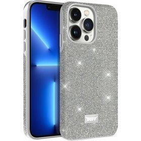 Buff iPhone 13 Pro Diamond Light Silver Series Kılıf