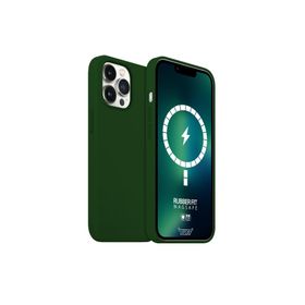 Buff iPhone 13 Pro Magsafe Dark Green Rubber Fit Kılıf
