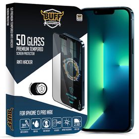 Buff İphone 13 Pro max 5D Anti Hacker Ekran Koruyucu