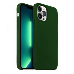 Buff iPhone 13 Pro Max Rubber Fit Dark Green Cep Telefonu Koruma Kılıfı