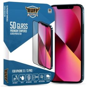 Buff iPhone 13/13 Pro 5D Glass Şeffaf Ekran Koruyucu