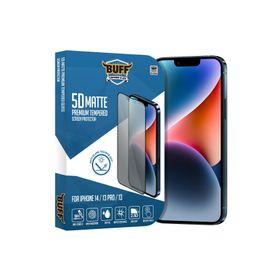 Buff iPhone 14 - 13 Pro - 13 5D Matte Ekran Koruyucu
