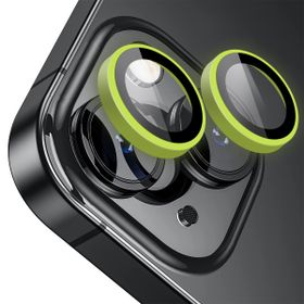 Buff iPhone 14 / 14 Plus Neon Light Green Metal Lens Koruyucu