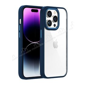 Buff iphone 14 New Air Bumper Mavi Kılıf