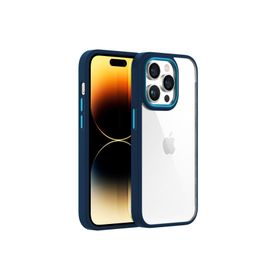 Buff iphone 14 New Air Bumper Mavi Kılıf