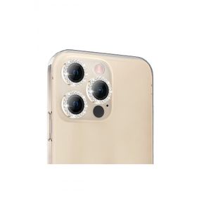 Buff iPhone 14 Pro / 14 Pro Max Gold Diamond Altın Sarısı Lens Koruyucu