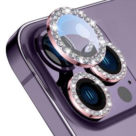 Buff iPhone 14 Pro / 14 Pro Max Rose Gold Diamond Lens Koruyucu