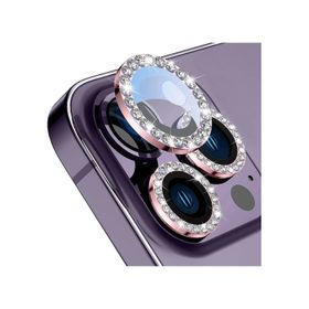 Buff iPhone 14 Pro / 14 Pro Max Rose Gold Diamond Lens Koruyucu