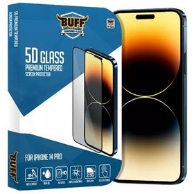 Buff iPhone 14 Pro 5D Glass Şeffaf Ekran Koruyucu