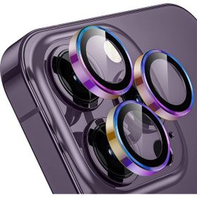 Buff iPhone 14 Pro Max / 14 Pro Colorful Kamera Metal Lens Koruyucu