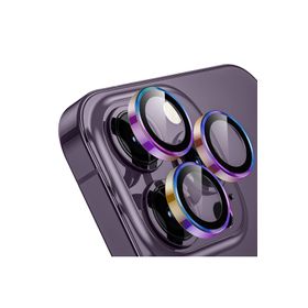 Buff iPhone 14 Pro Max / 14 Pro Colorful Kamera Metal Lens Koruyucu