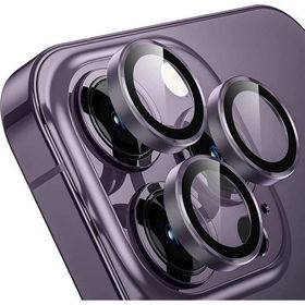 Buff iPhone 14 Pro Max / 14 Pro Deep Purple Kamera Metal Lens Koruyucu