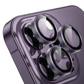 Buff iPhone 14 Pro Max / 14 Pro Deep Purple Kamera Metal Lens Koruyucu