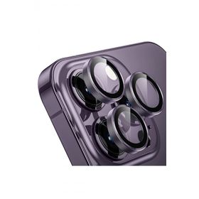 Buff iPhone 14 Pro Max / 14 Pro Deep Purple Kamera Metal Lens Koruyucu
