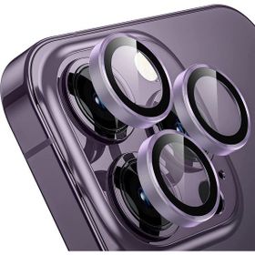 Buff iPhone 14 Pro Max / 14 Pro Purple Kamera Metal Lens Koruyucu