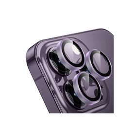 Buff iPhone 14 Pro Max / 14 Pro Purple Kamera Metal Lens Koruyucu