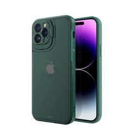 Buff İphone 14 Pro Max Hybrid Corner Yeşil Kılıf