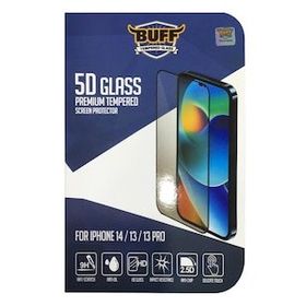 Buff iPhone 14/13/13 Pro 5D Glass Şeffaf Ekran Koruyucu