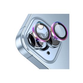 Buff iPhone 15 / 15 Plus Colorful Kamera Metal Lens Koruyucu