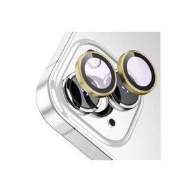 Buff iPhone 15 / 15 Plus Gold Kamera Metal Lens Koruyucu