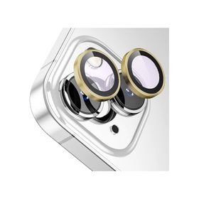 Buff iPhone 15 / 15 Plus Gold Kamera Metal Lens Koruyucu