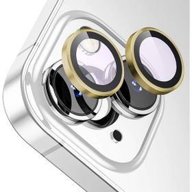 Buff iPhone 15 / 15 Plus Gold Kamera Metal Lens Koruyucu