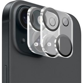 Buff iPhone 15 / 15 Plus Şeffaf 2 Adet Kamera Lens Koruyucu