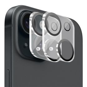 Buff iPhone 15 / 15 Plus Şeffaf 2 Adet Kamera Lens Koruyucu