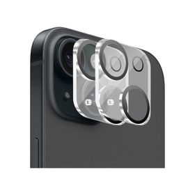 Buff iPhone 15 / 15 Plus Şeffaf 2 Adet Kamera Lens Koruyucu