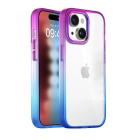 Buff iPhone 15 Air Bumper Mor Rainbow Kılıf