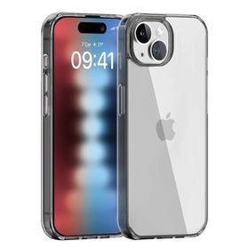 Buff iPhone 15 Air Smoke Black Hybrid Kılıf