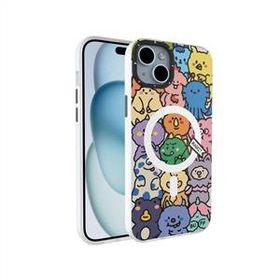Buff iPhone 15 Mag Kit Happy Monster Desenli Kılıf