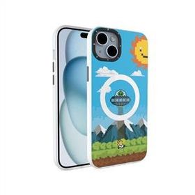 Buff iPhone 15 Mag Kit Ufo Desenli Kılıf