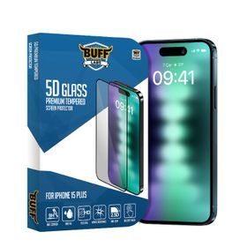 Buff iPhone 15 Plus 5D Glass Ekran Koruyucu