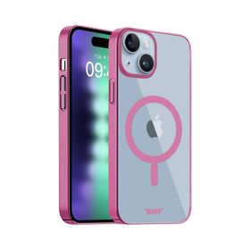 Buff iPhone 15 Plus MagSafe Slim Fit Pink Kılıf